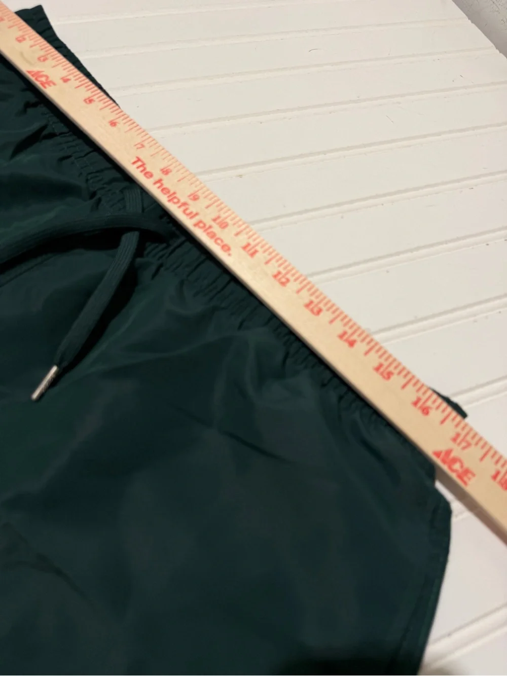 NWT Bather Solid Pine Green Classic Swim Trunks Size Large (L/G)